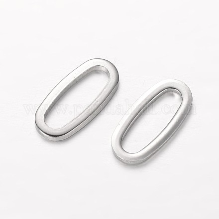 Oval 304 Stainless Steel Link Rings STAS-I045-42-1