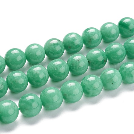 Brins de perles de verre naturel G-F688-01-12mm-1