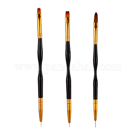 Penna a doppia spazzola per unghie a testa diversa MRMJ-S041-001-1
