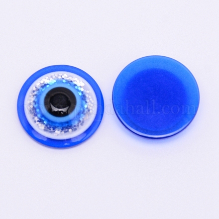 Transparente Flatback-Harz-Cabochons&nbsp;RESI-WH0009-76G-1