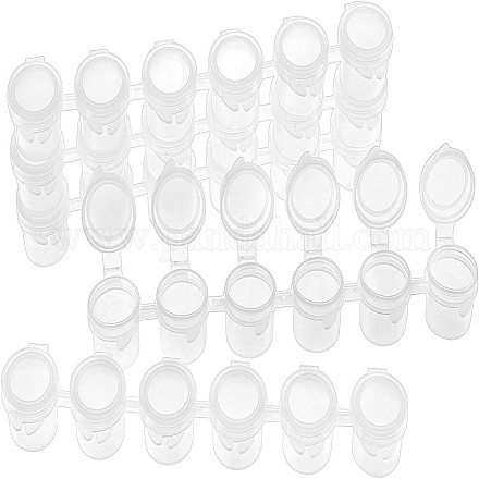 PH PandaHall 720 Pots Empty Paint Strips 5 ml/0.17 oz Paint Cup Pots Clear Storage Containers Painting Arts Crafts Supplies for Classrooms Schools Paintings Art Festivals TOOL-PH0017-28-1