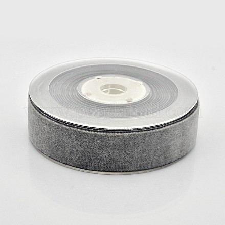 Polyester Velvet Ribbon for Gift Packing and Festival Decoration SRIB-M001-26mm-077-1