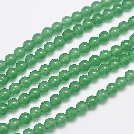 Natürliche und gefärbte Perle Malaysia Jade Stränge G-A146-6mm-A04-1