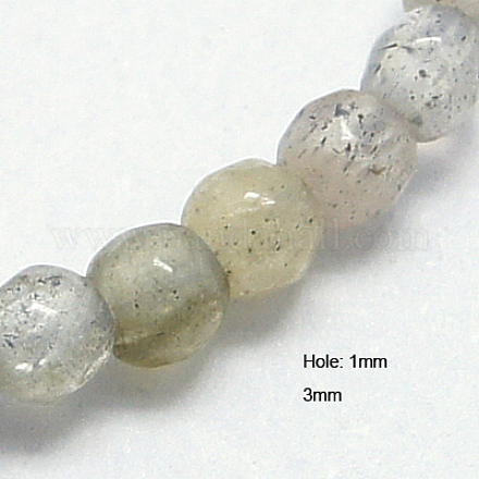 Natural Labradorite Beads Strands G-G213-3mm-13-1