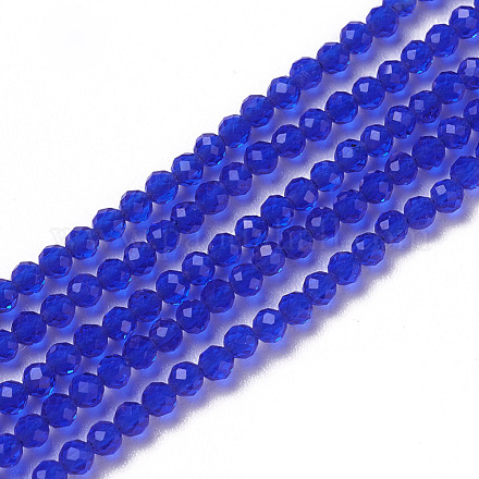 Chapelets de perles en verre G-F596-47I-2mm-1