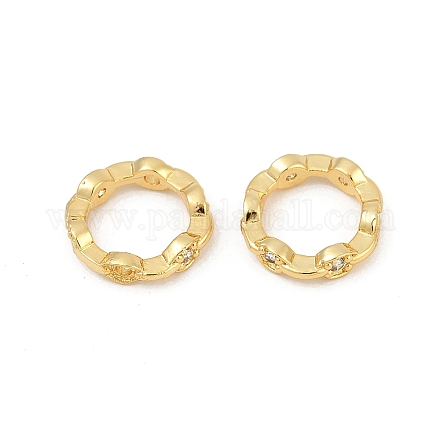 Рамка из прозрачного кубического циркония из латуни&nbsp;LS-KK-D375-33G-01-1