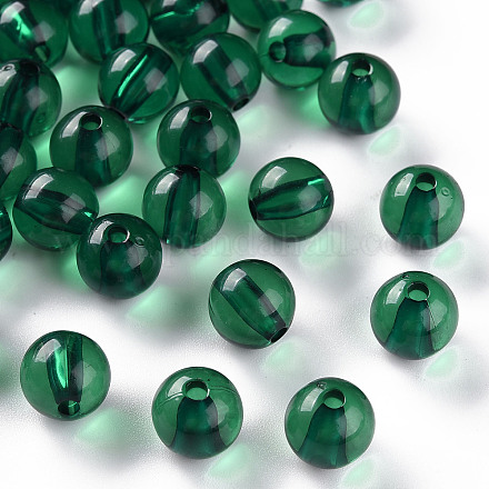 Perles en acrylique transparente MACR-S370-A10mm-735-1