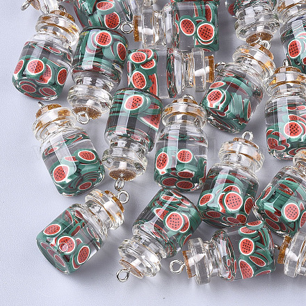 Стеклянные подвески для бутылок X-GLAA-T001-04F-1