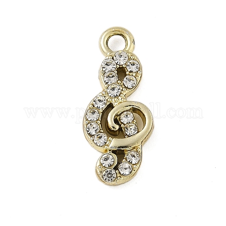 Pendenti strass in lega&nbsp;PALLOY-P308-02KCG-1