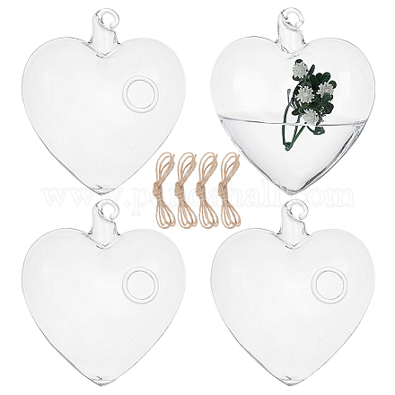 Стеклянные подвесные гидропонные вазы&nbsp;AJEW-WH0752-086C-1