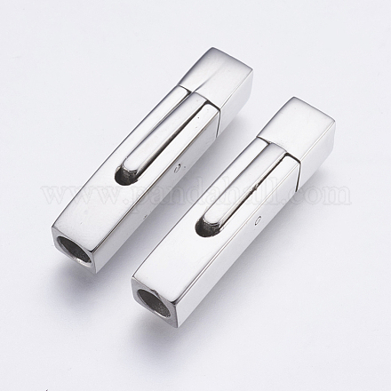 304 Stainless Steel Bayonet Clasps STAS-E427F-4P-1