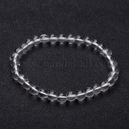 Natürlichen Kristall Perlen Stretch-Armbänder BJEW-F202-07-1