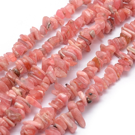 Chapelets de perles en rhodochrosite naturelle G-P332-52-1