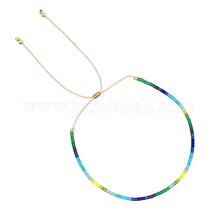 Armband aus geflochtenen Perlen aus Glassamen CG0646-1-1