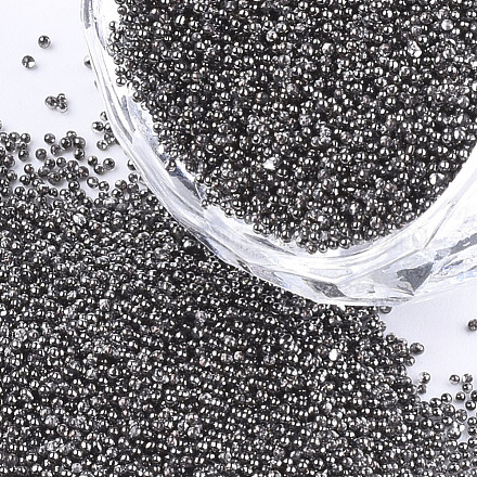 Cuentas de semillas de vidrio plateadas fgb SEED-S019-08B-1