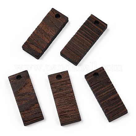 Natural Wenge Wood Pendants WOOD-T023-32-1