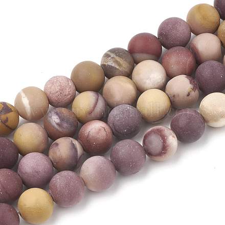 Natural Mookaite Beads Strands G-T106-158-1