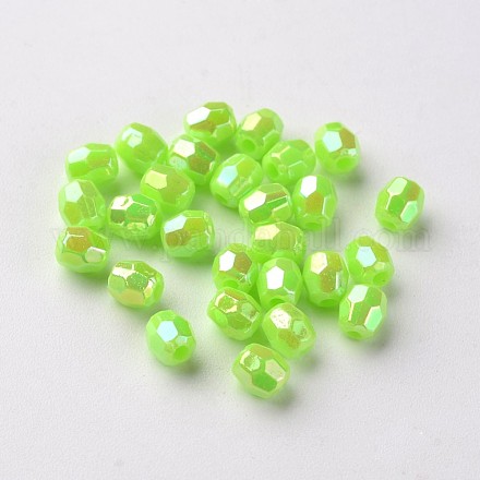 AB Color Plated Eco-Friendly Poly Styrene Acrylic Beads TACR-L003-46-1