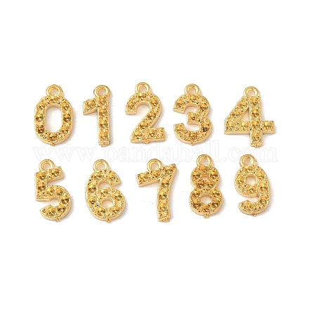 10 шт. подвеска из нержавеющей стали 304 со стразами STAS-Z144-01G-1