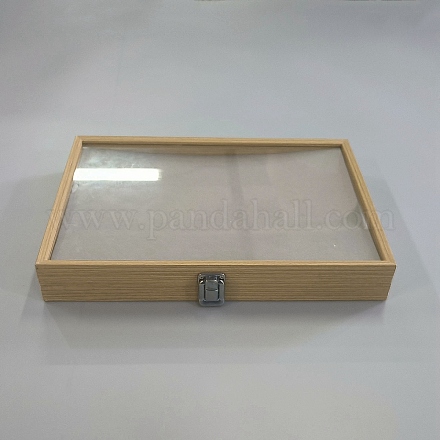 Прямоугольные бамбуковые коробки для презентаций&nbsp;CON-WH0095-20B-1