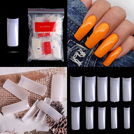Punte in plastica per unghie finte senza cuciture MRMJ-T050-02N-02-1