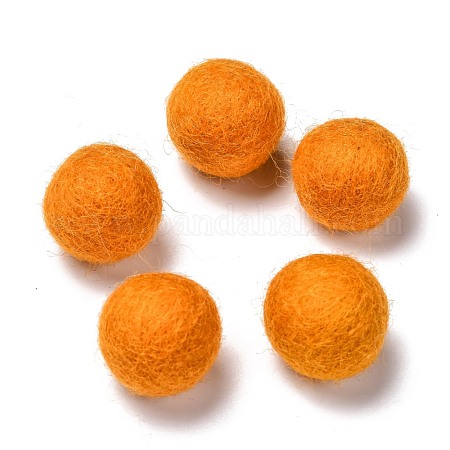 Wholesale FINGERINSPIRE 24 Pcs 3 Styles Needle Wool Felt Balls 1.1