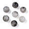 Acrylic Beads, Imitation Gemstone Style, Faceted, Round, Gray, 11mm, Hole: 2mm, about 540pcs/500g