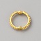 Alloy Bead Frame, Golden, Ring, 14.5x15x4mm, Hole: 1mm, Inner Diameter: 11.5x11.5mm