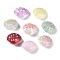 Handmade Lampwork Beads Strands, Shell Shapes, Mixed Color, 16~16.5x12~13x9~10mm, Hole: 1.2mm, about 25pcs/strand, 16.14''(41cm)