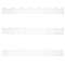 3Pcs Acrylic Rulers, DIY Sewing Tools, Mixed Color, 300x34x3mm, Hole: 7mm