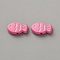 Baking Paint Alloy Beads, Fish, Hot Pink, 8x13x3.5mm, Hole: 1.5mm
