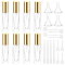 Glass Sample Perfume Spray Bottles, with Dispensing Pump & Disposable Dropper & Spring Trasfer Pipettes & Funnel Hopper, Mixed Color, 2.8~6.15x0.25~12.6cm, Capacity: 30ml(1.01fl. oz)