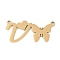 304 Stainless Steel Pendants, Letter & Butterfly Charms, Letter V, 11.5x24.5x0.9mm, Hole: 1.2mm