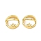 Brass Bead Frame, Long-Lasting Plated, Rack Plating, Star, Golden, 10.5x5mm, Hole: 1mm