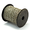 Plated Seed Beads Cords, with Polyester Cords, with Random Color Spools and Nylon Cords, Silver, 2mm, about 100yards/roll(300 feet/roll)