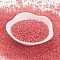 (Toho code TR-11-979) TOHO Japanese Seed Beads, Round, 11/0, (979) Luminous Light Topaz/Neon Pink Lined, 2x1.5mm, Hole: 0.5mm, about 900pcs/10g
