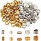 NBEADS 100 Pcs African Hair Beads, 10 Styles Dreadlock Beads Tibetan Style Alloy Beads Metal Hair Jewelry Beads Braids Hair Accessories European Beads for Bracelet Necklace Jewelry Making