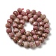 Chapelets de perles en rhodonite naturelle G-P508-A19-01-3