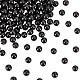 OLYCRAFT 91Pcs Natural Tourmaline Round Beads 4mm Genuine Black Tourmaline Stone 0.6mm Hole Gemstone Beads Undyed Loose Round Smooth Beads for DIY Jewelry Making G-OC0003-55-1