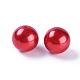 Perle acrylique imité rondes pour les bricolages de bijoux et bracelets X-PACR-30D-42-2