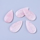 Natural rosa de cabuchones de cuarzo G-G803-08A-01-1