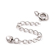 925 Sterling Silver Chain Extenders STER-D036-27AS-2