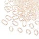 100 pz 2 stili anelli di collegamento in acrilico trasparente OACR-CJ0001-17-3