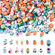 DICOSMETIC 300Pcs 3 Style Cartoon Handmade Polymer Clay Beads Sets CLAY-DC0001-12-1