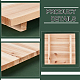BENECREAT Clay Board Wooden Matting Board TOOL-WH0053-23-4
