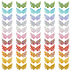 Ahandmaker 110 pezzo di toppe applicate con ali d'angelo glitterate DIY-GA0004-10-1