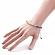 Bling Glass Braided Bead Bracelet for Women BJEW-TA00101-4