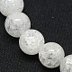 Chapelets de perles en quartz naturel craquelé X-G-N0007-10mm-11-1