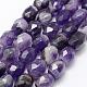 Natural Amethyst Beads Strands G-P322-45-1