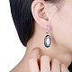 Trendy Sterling Silver Hoop Earrings EJEW-BB30001-A-2